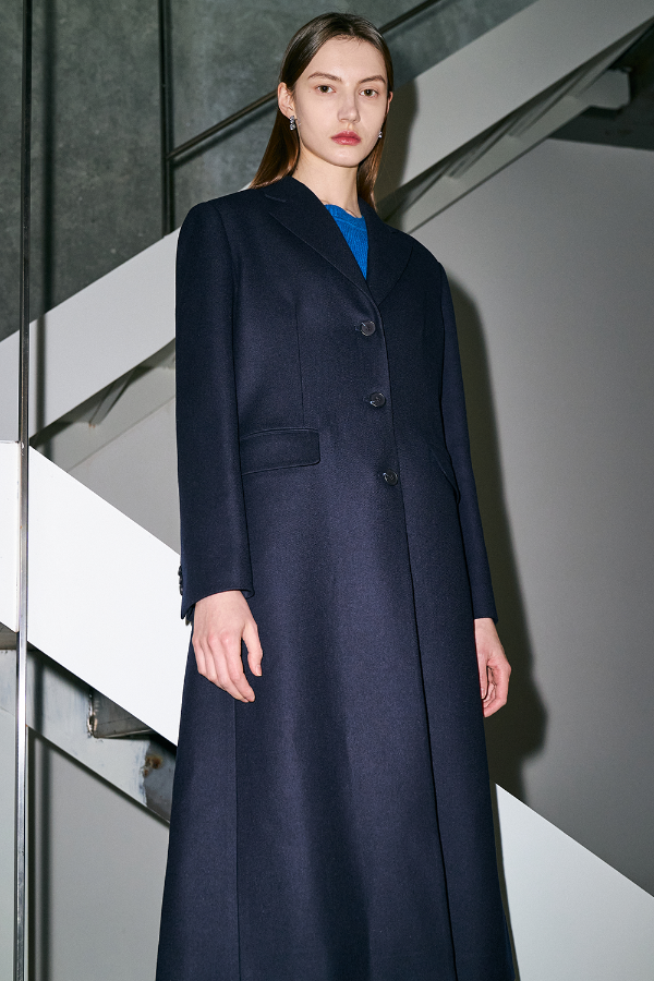 HAILEY Single tailored coat (Alfred Brown)_navy