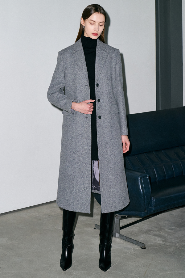 HAILEY Single tailored coat (AW Hainsworth)_grey
