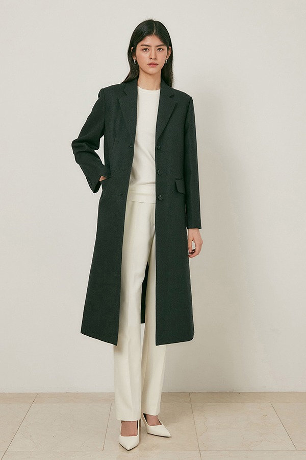 HAILEY Single tailored coat (Alfred Brown)_charcoal