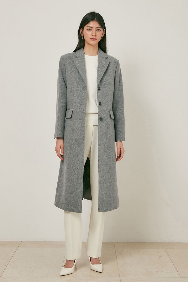 HAILEY Single tailored coat (AW Hainsworth)_grey